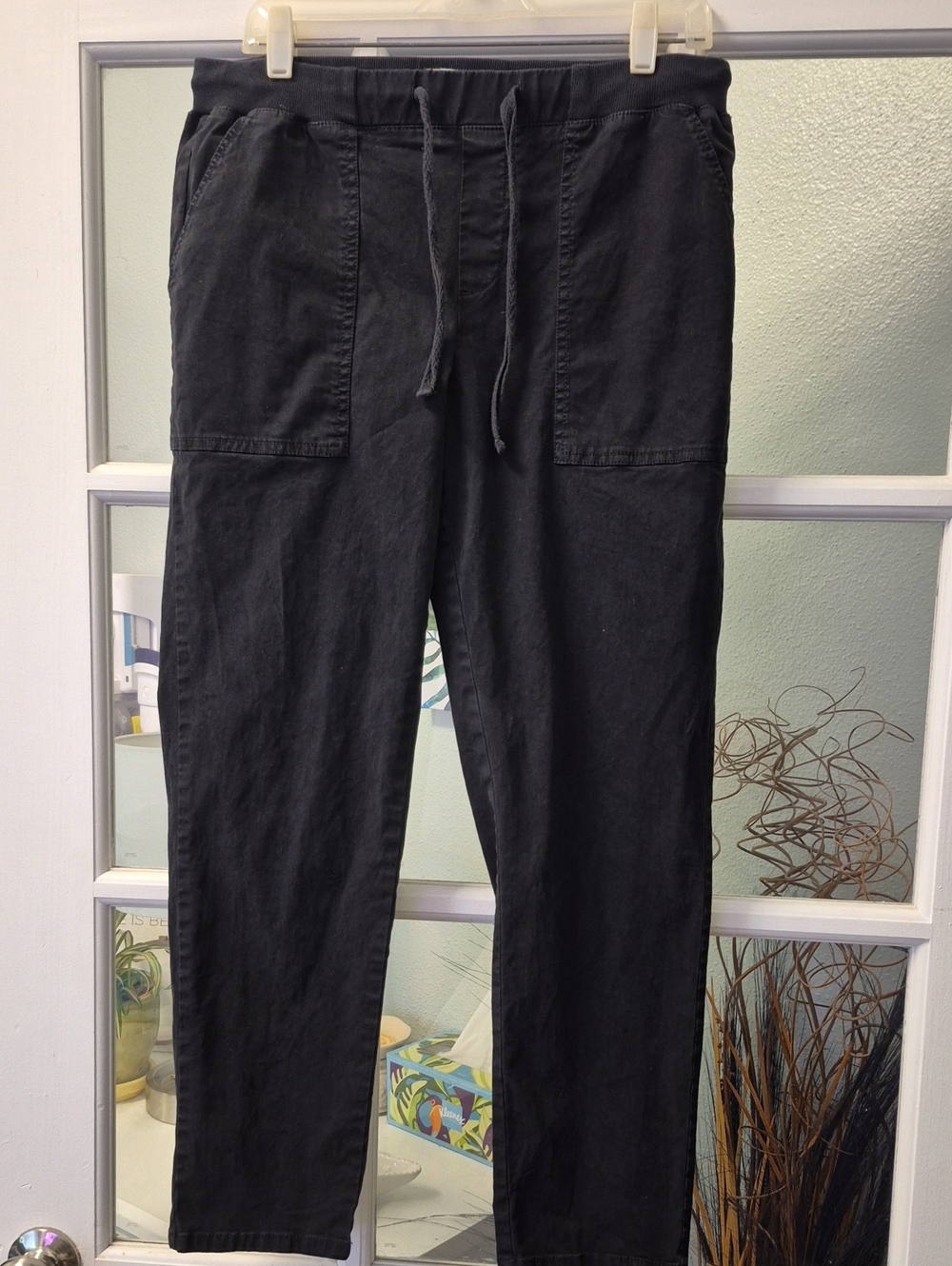 Black Drawstring Casual Pants - Classic Comfort
